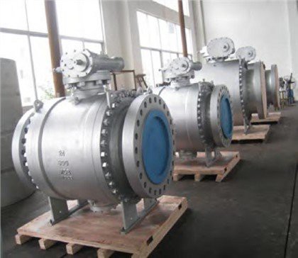 Βαλβίδα σφαιρών τοποθετημένη Trunnion